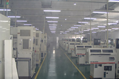中国大連工場内